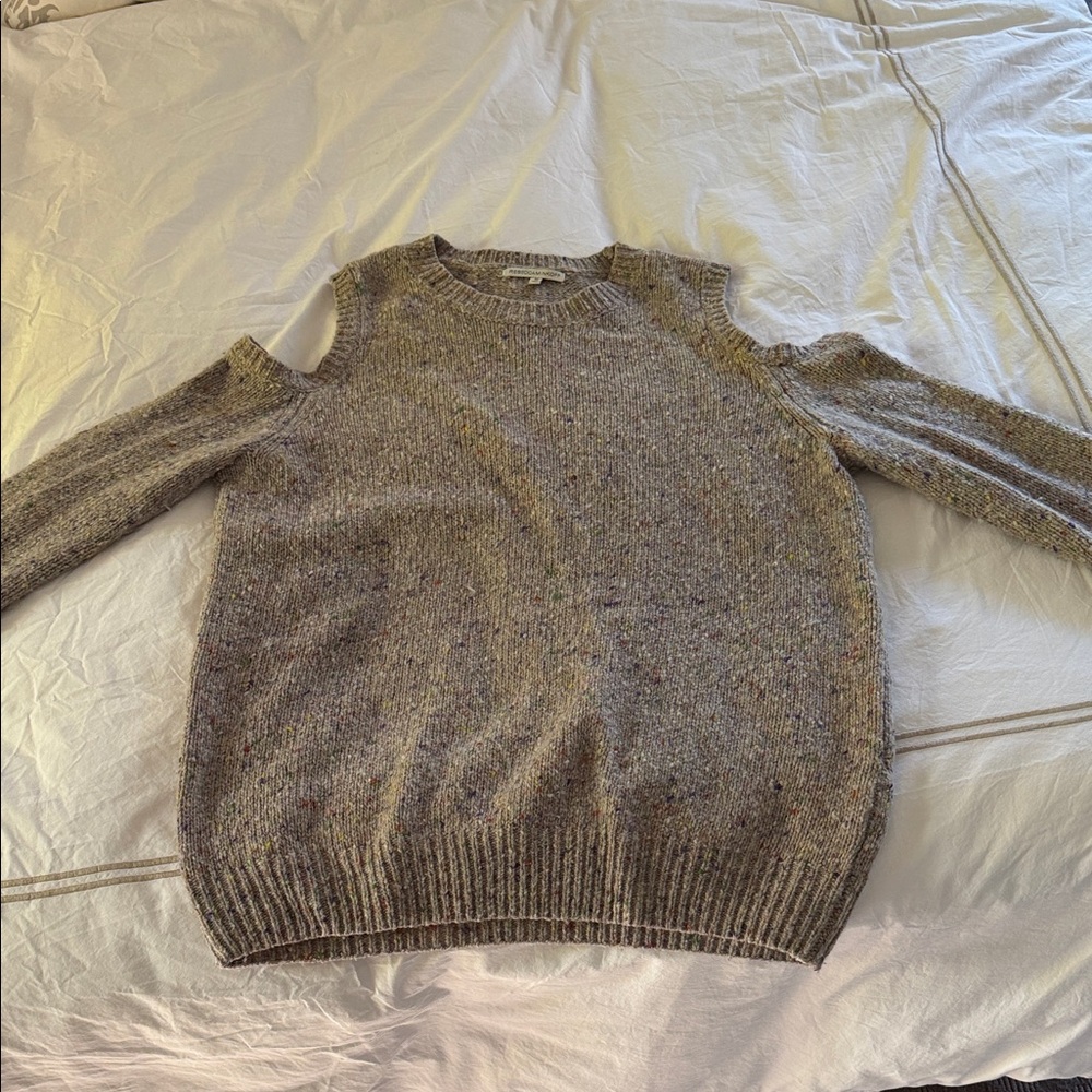 Rebecca Minkoff Heathered Off-the-Shoulder Sweater